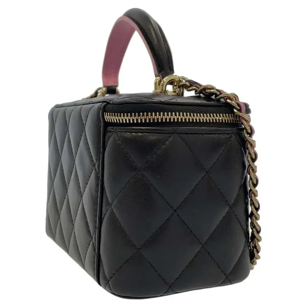 Chanel Top Handle Vanity Chainshoulder #97096C32B - Picture 2 of 11